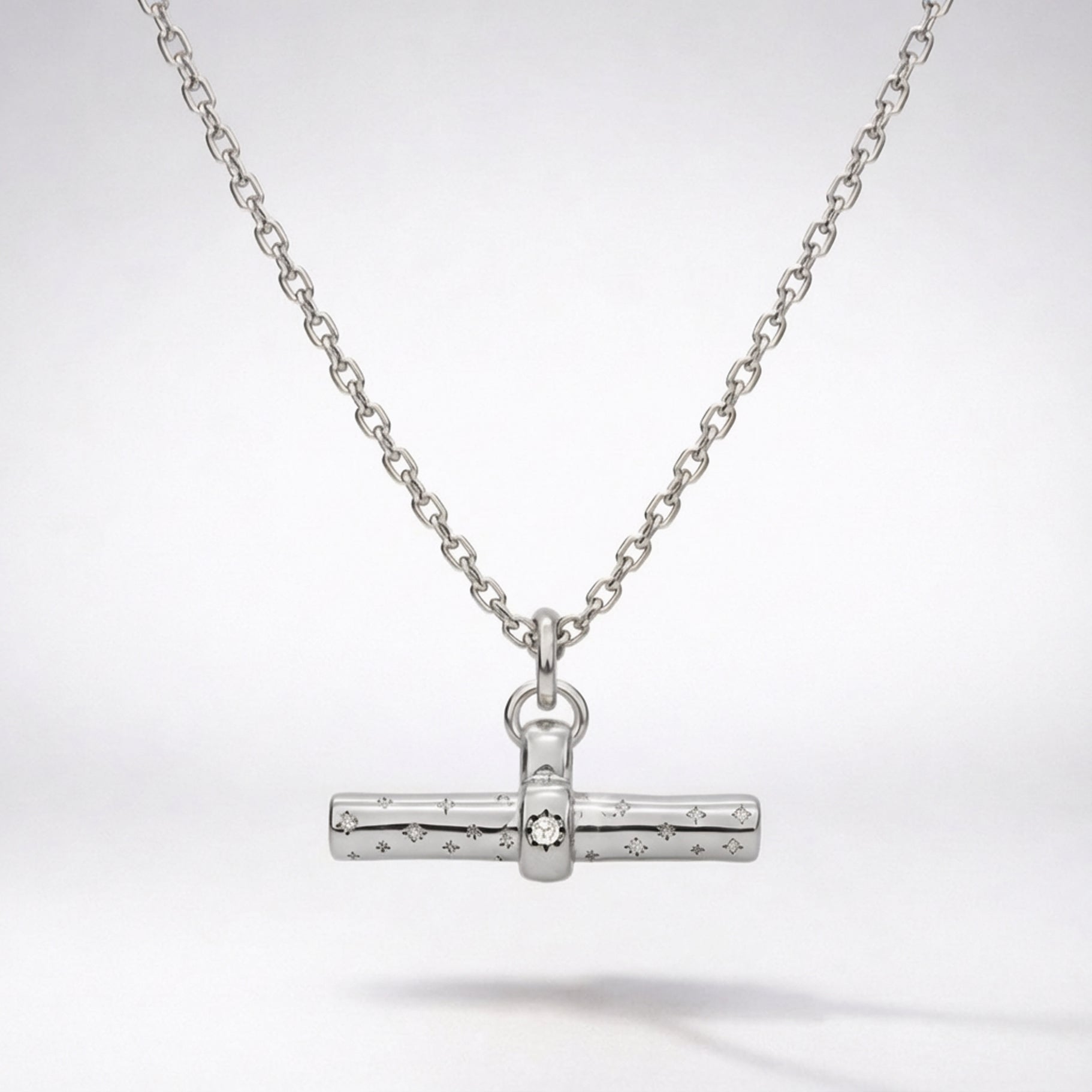 Wren T-Bar Necklace | 925 Sterling Silver