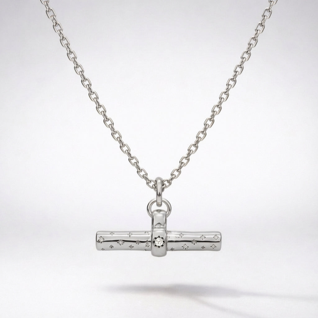 Wren T Bar Necklace 925 Sterling