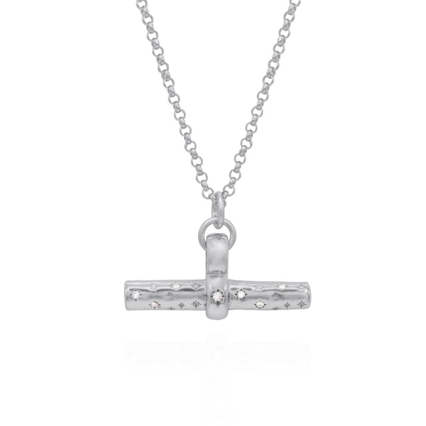 Wren T-Bar Necklace | 925 Sterling Silver