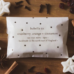 Bobella Co. | Cranberry, Orange & Cinnamon Soy Wax Melts