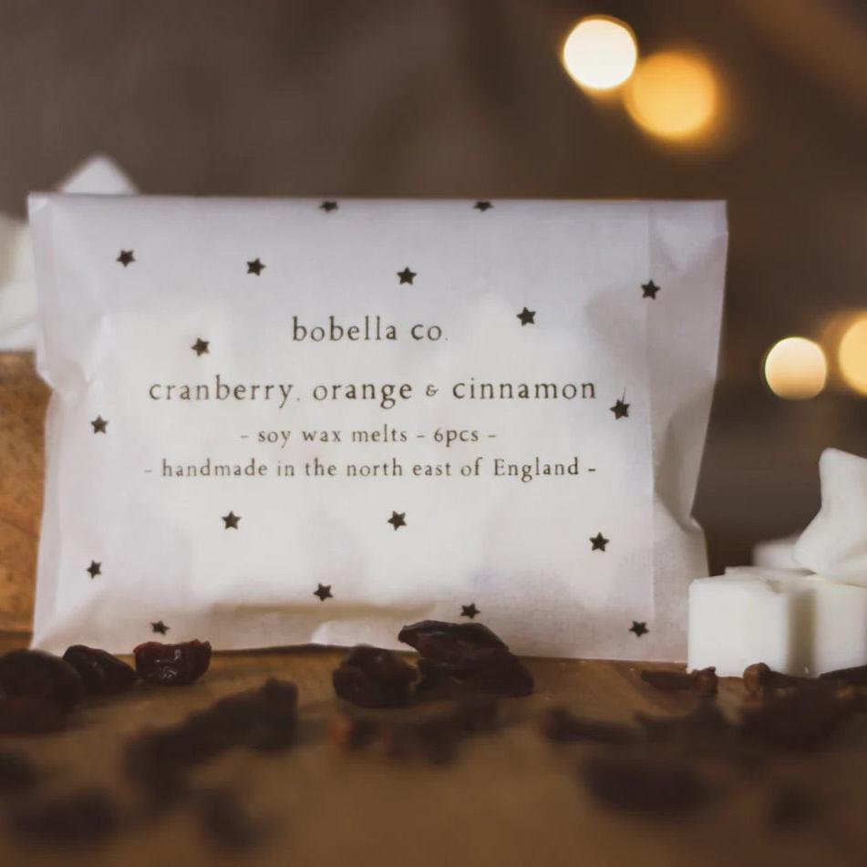 Bobella Co. | Cranberry, Orange & Cinnamon Soy Wax Melts