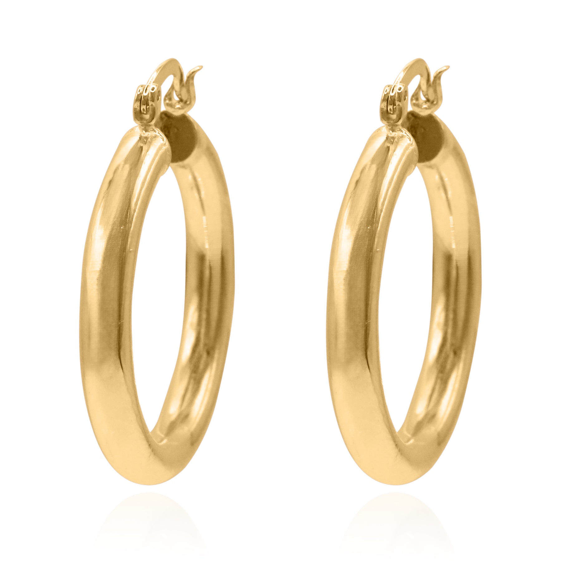 Danica Classic Hoop Earrings | 18K Gold Plated