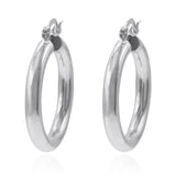Danica Classic Hoop Earrings | 925 Sterling Silver