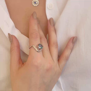 Melike Hammered Twist Ring | 925 Sterling Silver