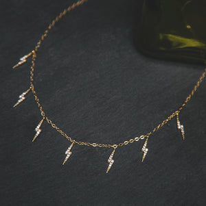 Beau Lightning Necklace - Luna Charles