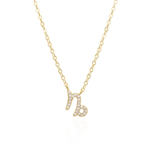 Blair Zodiac Symbol Necklace  | 18K Gold Plated