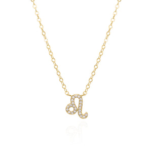 Blair Zodiac Symbol Necklace  | 18K Gold Plated