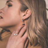 Arabella Spike Hoop Earrings | 925 Sterling Silver - Luna Charles | Earrings, hoops, Jewellery, silver, sparkle, spike | 