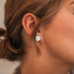 Elaxi Eye Stud Earrings | 925 Sterling Silver - Luna Charles | boho, Earrings, evil eye, eye, festival, Jewellery, silver, studs | 