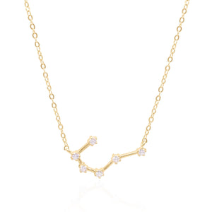Esphyr Constellation Zodiac Necklace | 18K Gold Plated - Luna Charles | chain, charm, everyday, gold, Jewellery, necklace, pendant, star sign, wedding, zodiac | 