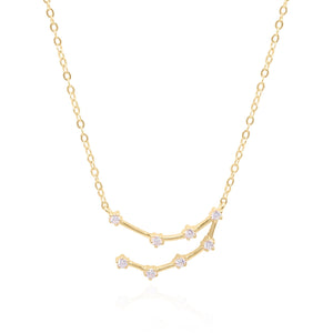 Esphyr Constellation Zodiac Necklace | 18K Gold Plated - Luna Charles | chain, charm, everyday, gold, Jewellery, necklace, pendant, star sign, wedding, zodiac | 