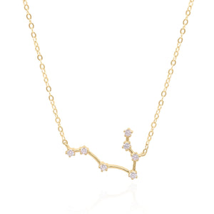 Esphyr Constellation Zodiac Necklace | 18K Gold Plated - Luna Charles | chain, charm, everyday, gold, Jewellery, necklace, pendant, star sign, wedding, zodiac | 
