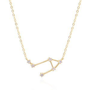 Esphyr Constellation Zodiac Necklace | 18K Gold Plated - Luna Charles | chain, charm, everyday, gold, Jewellery, necklace, pendant, star sign, wedding, zodiac | 