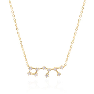 Esphyr Constellation Zodiac Necklace | 18K Gold Plated - Luna Charles | chain, charm, everyday, gold, Jewellery, necklace, pendant, star sign, wedding, zodiac | 