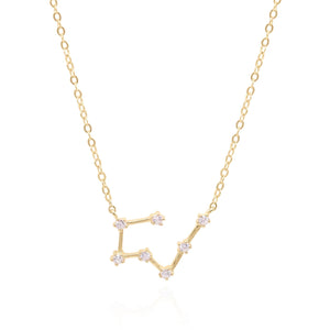 Esphyr Constellation Zodiac Necklace | 18K Gold Plated - Luna Charles | chain, charm, everyday, gold, Jewellery, necklace, pendant, star sign, wedding, zodiac | 