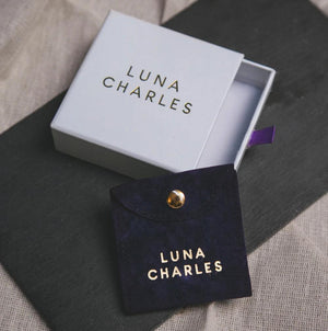 Celine Opal Hoop Earrings - Luna Charles