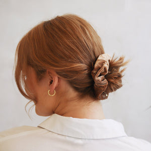 Stella Velvet Star Hair Scrunchie - Caramel - Luna Charles | hair, hair accessories, scrunchie, sparkle, Star, stella | 