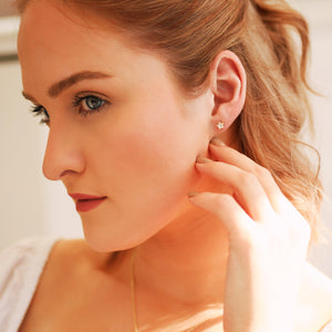 Halley Shooting Star Stud Earrings | 14K Gold Plated - Luna Charles | Earrings, gold, Jewellery, rainbow, sparkle, star, stars, studs | 