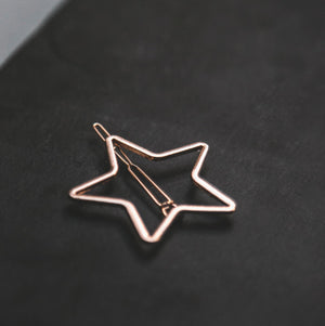 Ingrid Gold Star Hair Clip - Luna Charles | gold, hair accessories, hair clip, Star | 