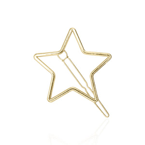 Ingrid Gold Star Hair Clip - Luna Charles | gold, hair accessories, hair clip, Star | 