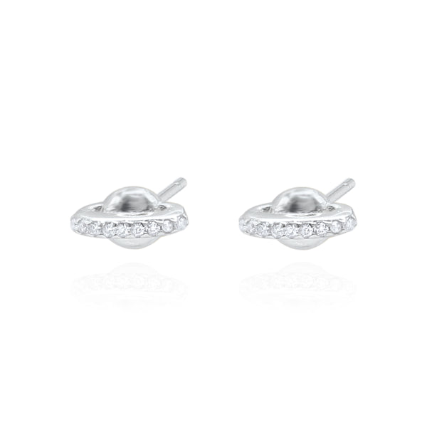 Leva Planet Stud Earrings | 925 Sterling Silver