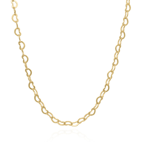 Libi Heart Choker Chain Necklace | 18k Gold Plated