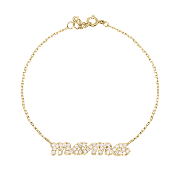 Mama Bracelet | 18k Gold Plated