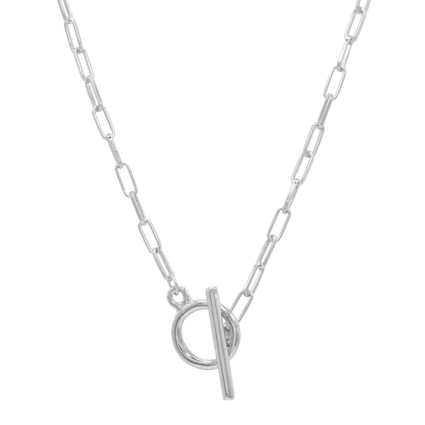 Mila Toggle Chain Necklace | 925 Sterling Silver