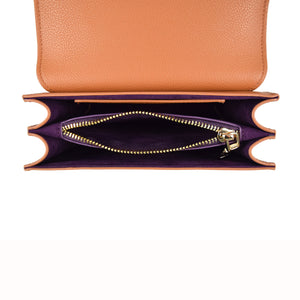 Nova Star Studded Handbag - Tan & Gold