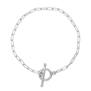 Priya Toggle Chain Bracelet | 925 Sterling Silver