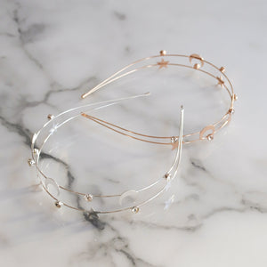 Sasha Moon & Star Headband | Silver