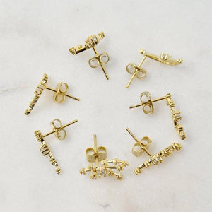 Valini Zodiac Constellation Stud Earrings | 18K Gold Plated - Luna Charles | Earrings, everyday, gold, Jewellery, star sign, studs, zodiac | 