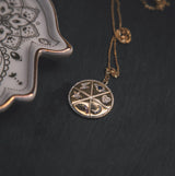 Zahara Zodiac Coin Necklace - Luna Charles