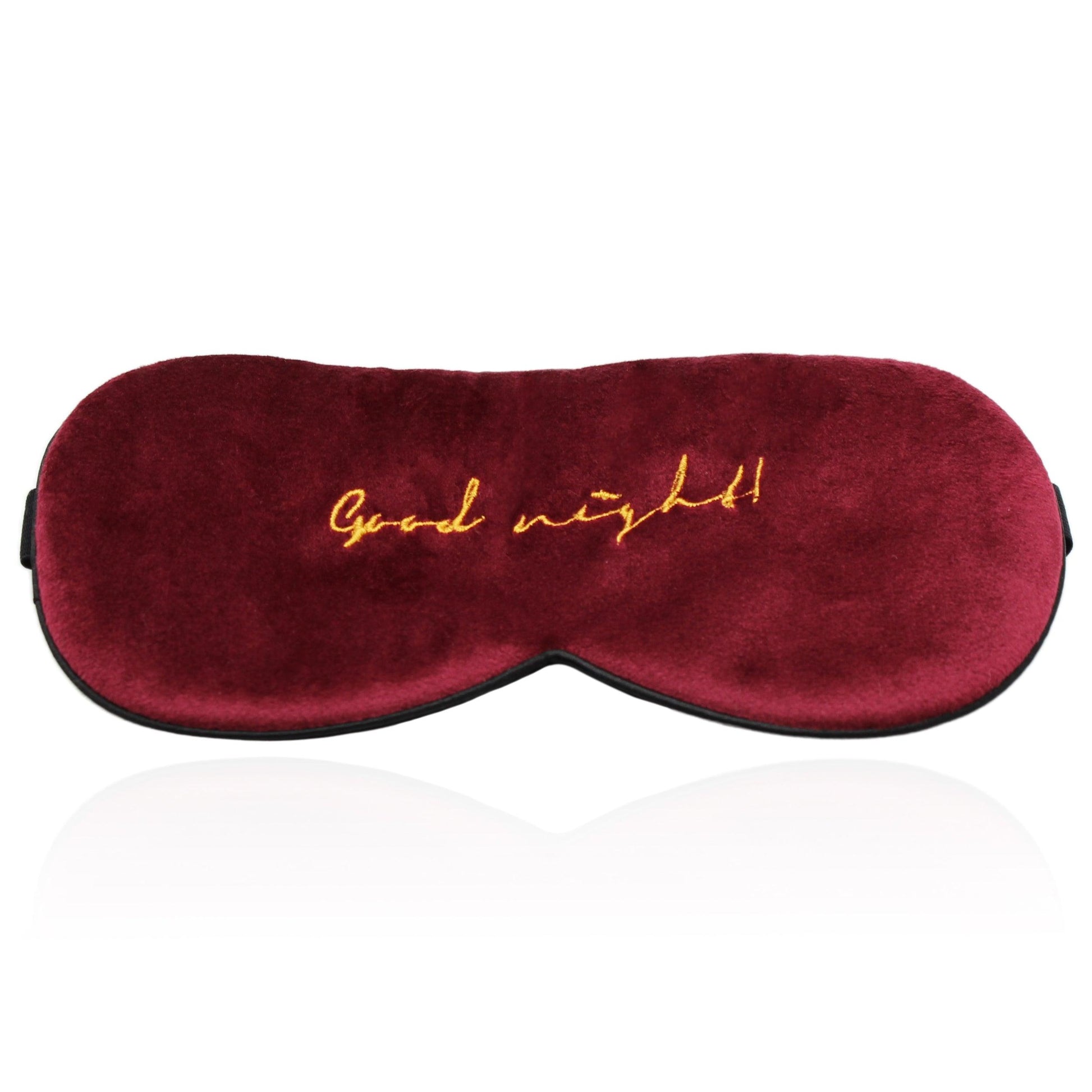 Chessa Velvet Sleep Eye Mask - Red - Luna Charles | accessories, Christmas, comfort, Gifts, red, sleep mask, velvet | 