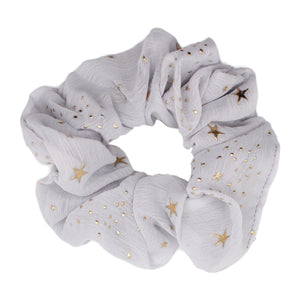 Demi Star Hair Scrunchie - Grey - Luna Charles | grey, hair accessories, scrunchie, sparkle, Star | 