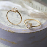 Essie Star Ring | 18K Gold Plated - Luna Charles | adjustable, everyday, gemstone, gold, Jewellery, ring, sparkle, Star, stars | 