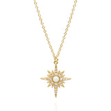 North Star Pendant Necklace | 18K Gold Plated - Luna Charles | charm, gold, Jewellery, necklace, pendant, Star, wedding | 