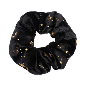 Stella Velvet Star Hair Scrunchie - Black - Luna Charles | hair, hair accessories, scrunchie, sparkle, Star, stella | 