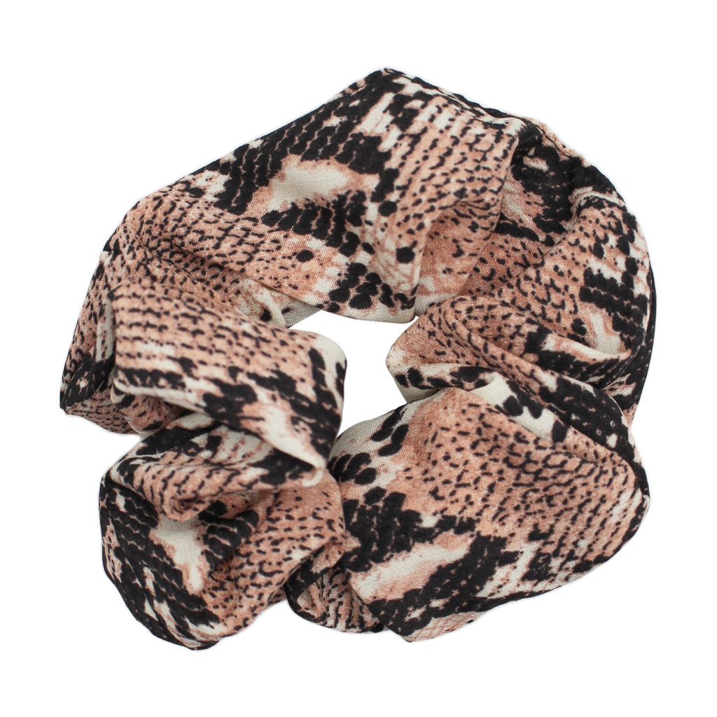 Zuri Snakeprint Scrunchie Light